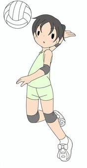 バレーボール女子選手