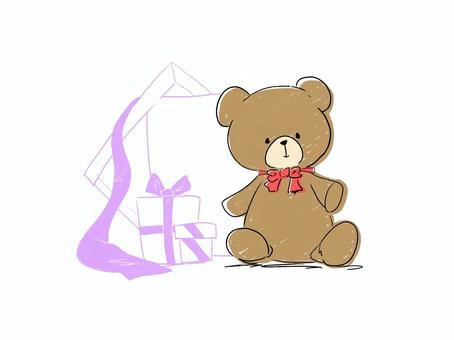 くまのぬいぐるみ くまのぬいぐるみ くま,ぬいぐるみ,おもちゃのイラスト素材