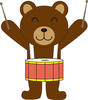 drakuma, musics, drum, bear, JPG, PNG and AI