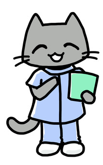 Cat nurse (gray), JPG and PNG Cat nurse (gray), , JPG and PNG