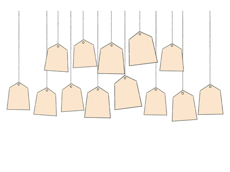 ぶら下がる将棋の駒 駒,将棋,空欄,記入欄,pop調,手描き,挿絵,ワンポイント,素材,商用可のイラスト素材