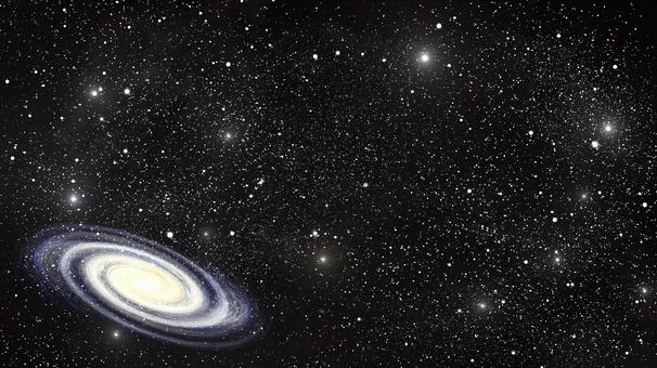 宇宙・星空の背景素材97 宇宙,キラキラ,コスモ,空間,きれい,光,星,暗闇,星雲,夜のイラスト素材