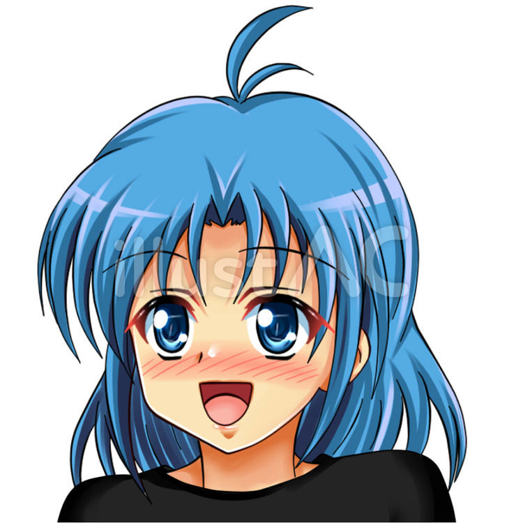 そら　表情４９ オリジナル,オリキャラ,キャラクターのイラスト素材