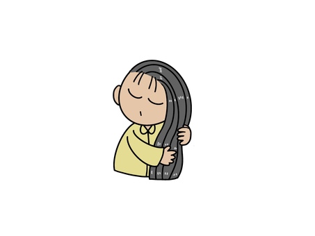 삽화, 트리트먼트, 헤어 케어, 헤어 오일, 