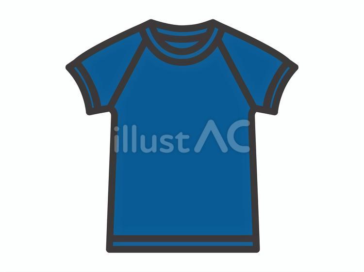 Tシャツ05 tシャツ,半袖,ファッションのイラスト素材