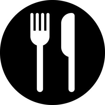 Restaurant _ Pictosign _ 02 _ black, , JPG, PNG and AI