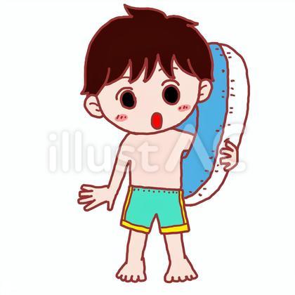 水着浮き輪 ベタ 男の子