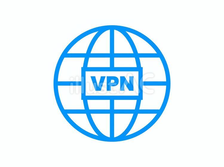 VPN地球アイコン vpn,地球,インターネットのイラスト素材