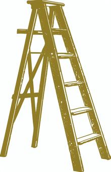 脚立 脚立,ハシゴ,梯子,台,作業,道具,持ち運び,日曜大工,修理,グッズのイラスト素材