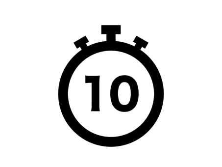 ストップウォッチアイコン:10