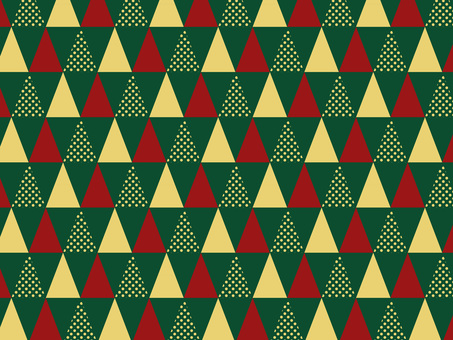クリスマスカラーの三角背景