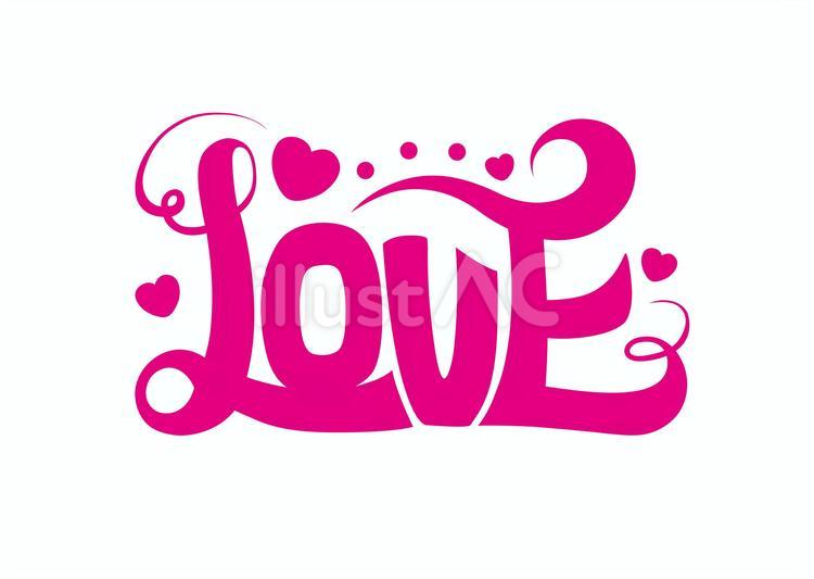 LOVE love,バレンタイン,好きのイラスト素材