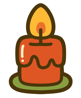 クリスマス キャンドル クリスマス キャンドル キャンドル,ロウソク,クリスマス,12月,冬,クリスマスイラスト,イベント,手書き,手描き,挿絵のイラスト素材