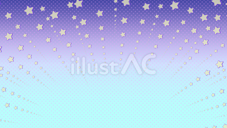 星集中線　ファンシー　青 七夕,星,短冊のイラスト素材