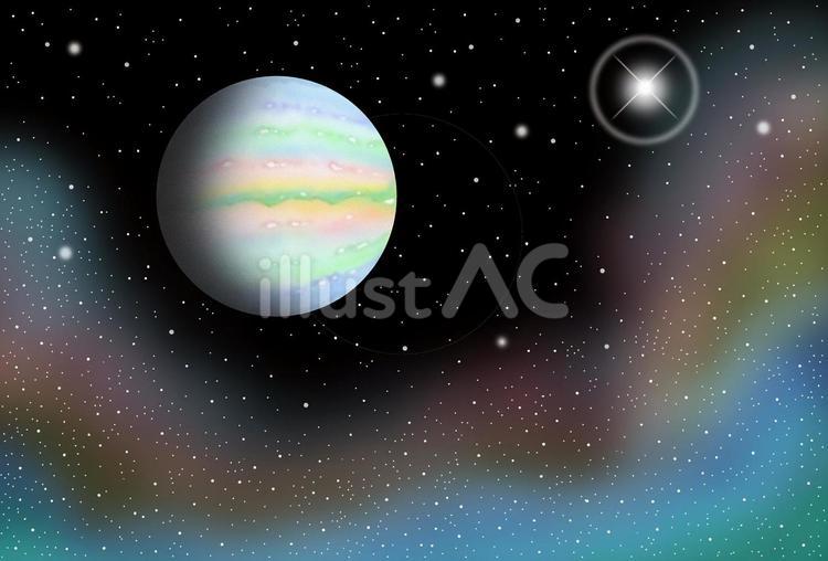 宇宙・惑星・ガス状星雲 宇宙,惑星,衛星のイラスト素材