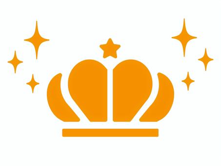 シンプルな王冠のイラスト 王冠,冠,クラウン,金,上位,権威,クイーン,王,勲章,ランキングのイラスト素材