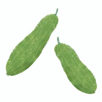 へちま へちま,シンプル,グリーン,野菜,農,きれい,瓜のイラスト素材