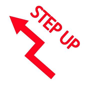 ステップアップアイコン 矢印,ステップアップ,やる気,向上心,スキルアップ,努力,グレードアップ,ビジネス,レベルアップ,手順のイラスト素材