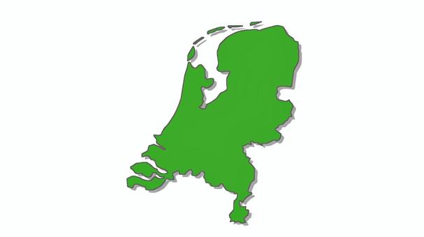 世界地図　オランダ② オランダ,地図,世界,あしらい,シルエット,社会,地理,国,挿絵,白背景のイラスト素材