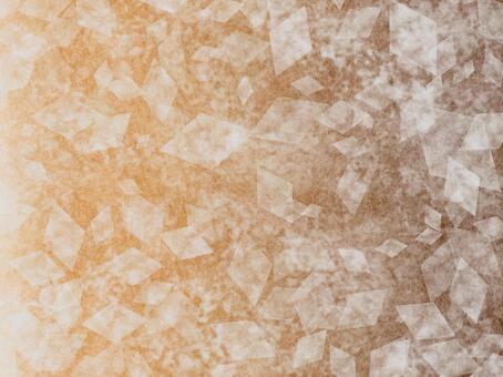 透明な欠片の背景　茶