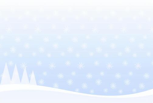 クリスマス・雪のシンプルなバナー素材・冬 クリスマス,雪,冬,バナー,背景,シンプル,クリスマス背景,冬背景,北欧,北欧風のイラスト素材