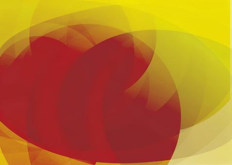 Illustration, red, yellow, background, 