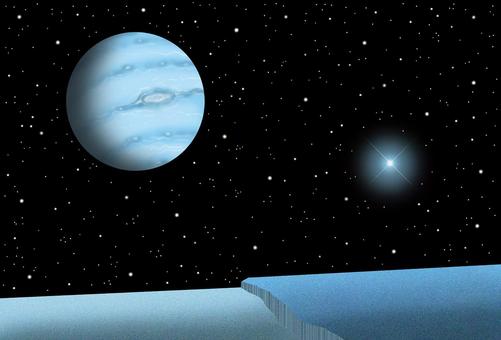 宇宙・惑星・断層 宇宙,惑星,断層,大地,衛星,天体,星空,星,ファンタジー,sfのイラスト素材