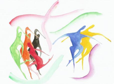 댄스, JPG 댄스, 여성, 미용술, 스포츠의, JPG
