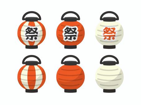 燈籠套裝, JPG, PNG 和 AI 燈籠套裝, 紙燈籠, 節日, 夏季音樂節, JPG, PNG 和 AI