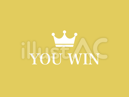 YOUWIN&王冠ロゴ:白