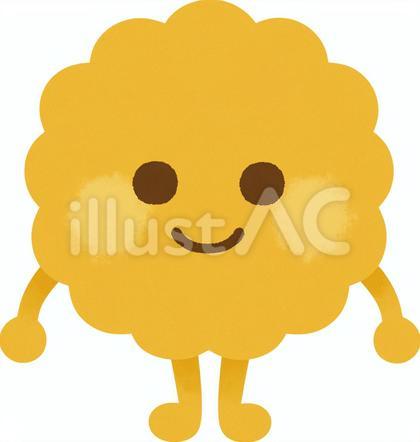 菌のキャラクター(黄色)