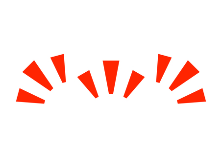 気づきアイコンセット 気づき,強調,驚き,閃き,アイコン,マーク,セット,びっくり,パーツ,シンボルのイラスト素材