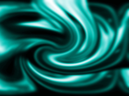 エメラルドグリーンの神秘的なぼけた渦 渦,うずまき,渦巻,エメラルドグリーン,黒,神秘的,ミステリアス,ぼけ,ぼかし,抽象のイラスト素材