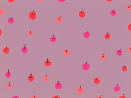 林檎の壁紙イラスト 林檎,背景,壁紙,手描き,かわいい,イラストのイラスト素材