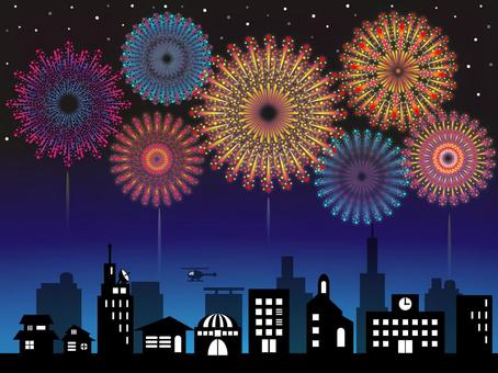 Illustration, fireworks, fireworks display, fireworks, JPG