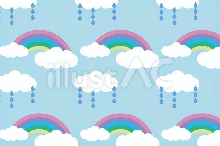 雨上がりの空２イラスト No 無料イラストなら イラストac