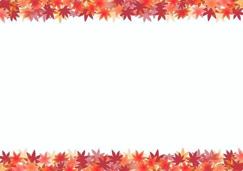 紅葉の綺麗なフレーム 紅葉,フレーム,背景,和風,秋,モミジ,9月,10月,遠足,紅葉狩りのイラスト素材