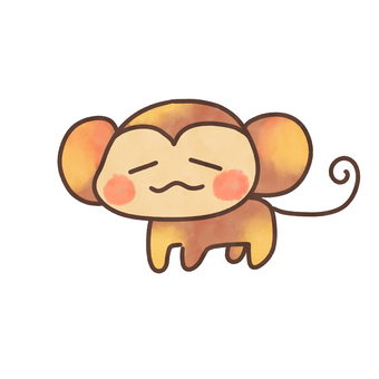 猿 猿 猿,動物,サル,生き物,こども向けのイラスト素材