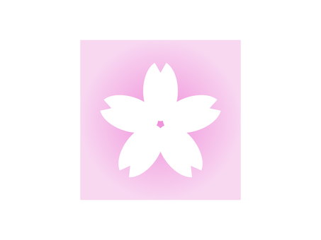 桜の花アイコン 桜の花アイコン 桜,花,植物,春,アイコン,和,3月,4月,花びら,四角のイラスト素材