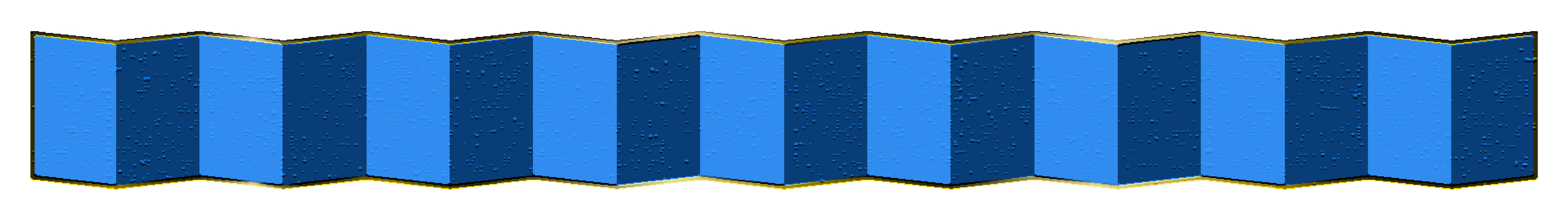 屏風のような和風のテロップベース（青） テロップベース,テロップ,枠,フレーム,シンプル,横長,タイトル,おしゃれ,かわいい,縁取りのイラスト素材