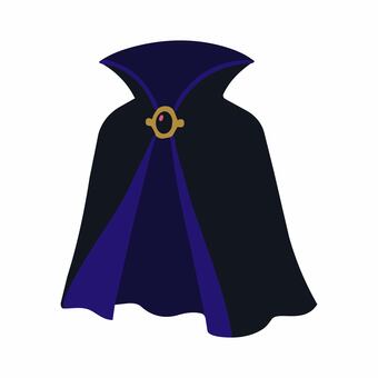 ハロウィンのマント ハロウィン,マント,仮装,魔女,紫,イベント,イラスト,アイコンのイラスト素材