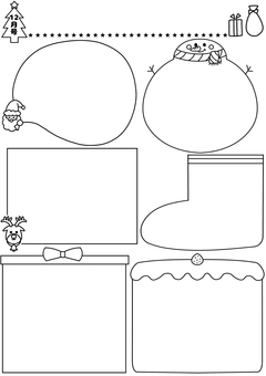 12月　園だより　クラスだより 12月,園だより,クラスだより,テンプレート,おたより,お知らせ,連絡,プリント,クリスマス,クリスマスツリーのイラスト素材