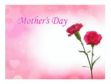 Mother's Day Item, copy space, vector, material, JPG, PNG and AI