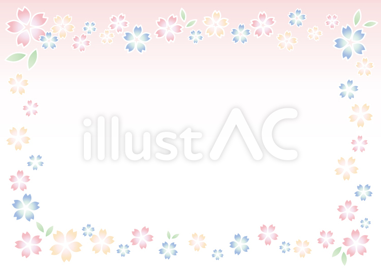 桜フレーム 桜,フレーム,春のイラスト素材