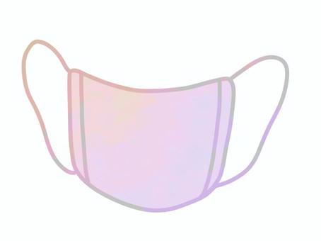 ピンク系のマスク マスク,シンプル,感染予防,予防,手書き,挿絵,手描きのイラスト素材