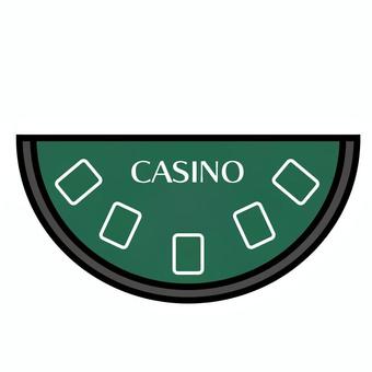 カジノテーブルのイラスト カジノ,テーブル,プレイマット,ギャンブル,ブラックジャック,バカラ,ポーカー,テーブルゲーム,カード,カジノテーブルのイラスト素材