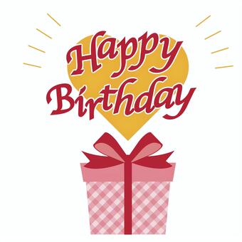 誕生日プレゼントのバースデー素材 誕生日,プレゼント,バースデー,ハッピーバースデー,お祝い,誕生日プレゼント,バースデーカード,ギフト,贈り物,祝文字のイラスト素材