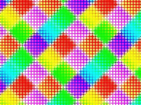 カラフルな格子柄のハーフトーンの壁紙素材 ハーフトーン,カラフル,格子柄,背景,壁紙,スクリーントーン,ドット,柄,テクスチャ,キュートのイラスト素材