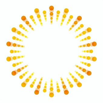 Illustration, sun, glitter, intense heat, 