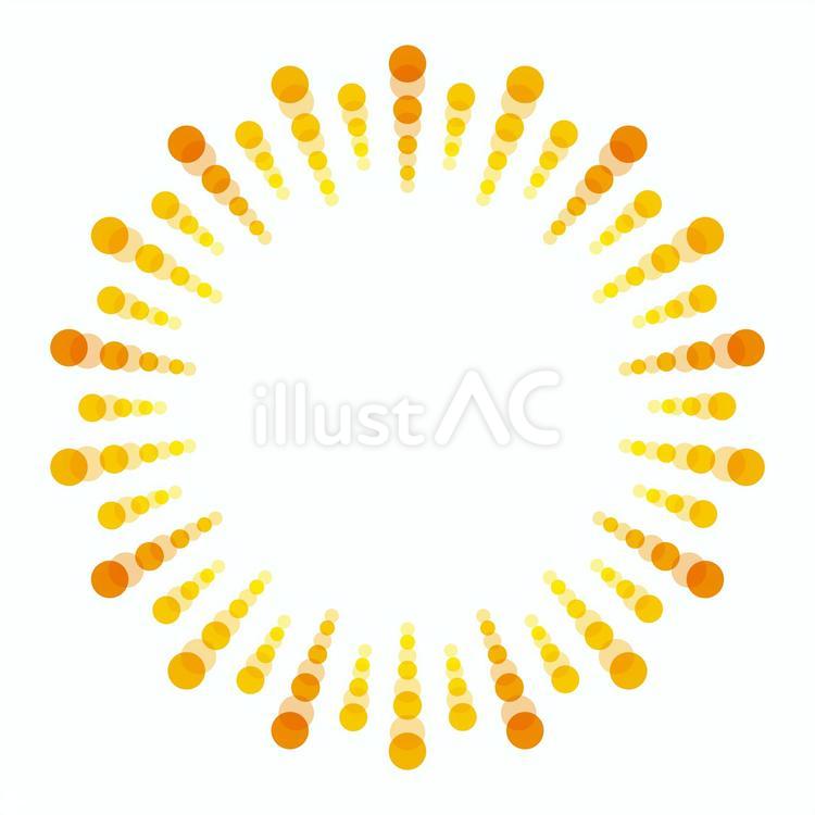 熱波 太陽,キラキラ,猛暑のイラスト素材